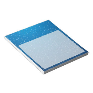 Bloc-note Eau Bleue Profonde et Petites Bulles