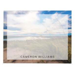 Bloc-note Eau   Glen Lake Dunes de l'ours couché Michigan