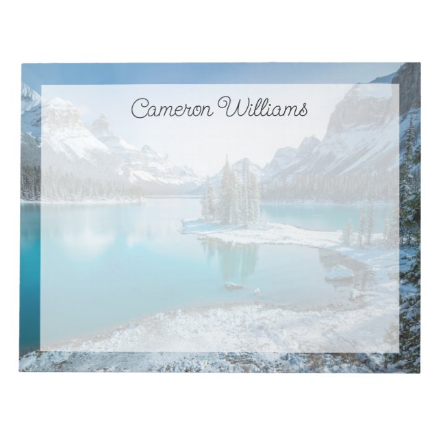 Bloc-note Eau | Parc national Winter Jasper, Canada (Devant)