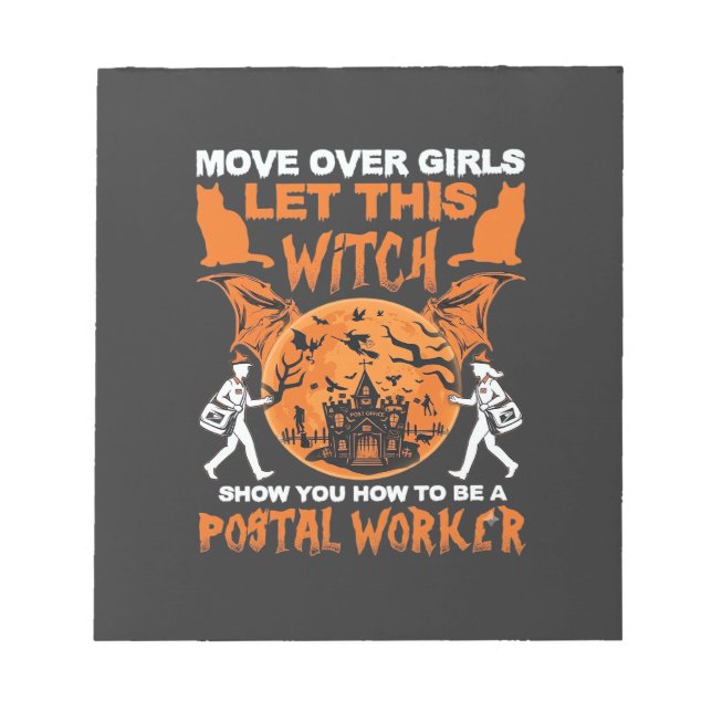 Bloc-note Écartez-vous les filles, laissez la sorcière facte (Devant)