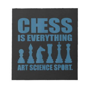 Bloc-note Échecs Est Art Science Sports Cadeaux Femmes Homme