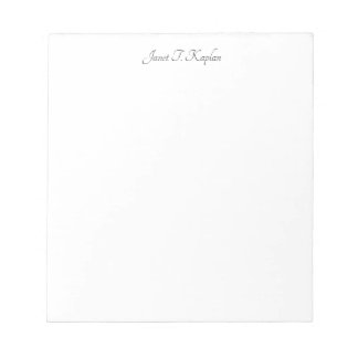 Bloc-note Écriture manuscrite élégante et simple