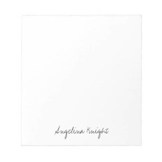 Bloc-note Écriture manuscrite élégante stylée tendance uniqu