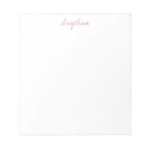 Bloc-note Écriture manuscrite élégante stylée tendance uniqu