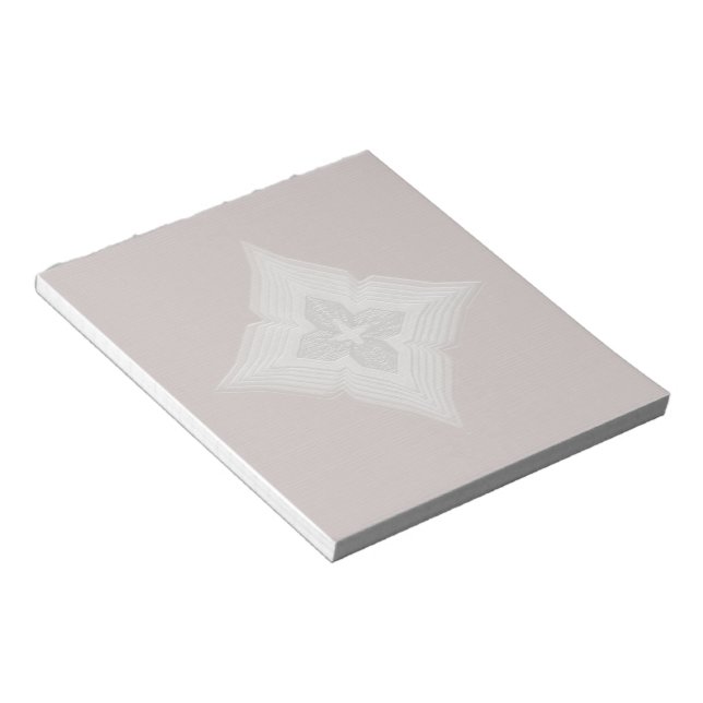 Bloc-note Effet 3D métallique transparent Notepads (Incliné)