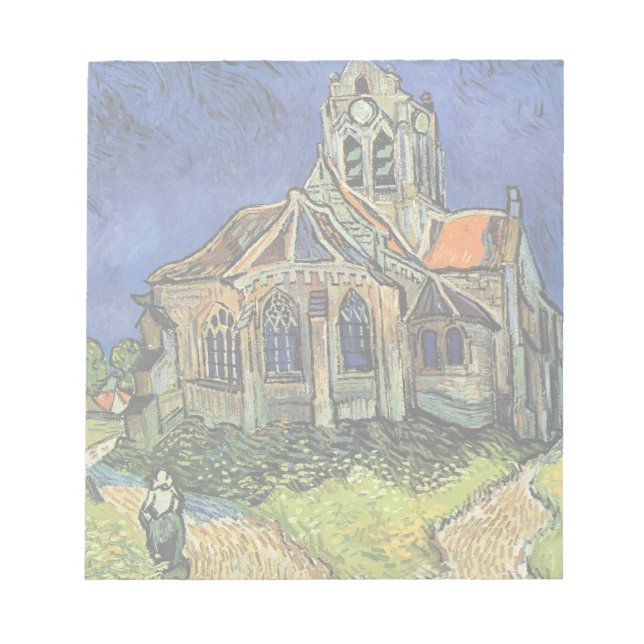 Bloc-note Eglise à Auvers-sur-Oise par Vincent van Gogh (Devant)