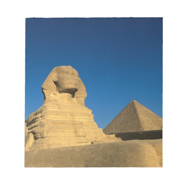Bloc-note Égypte, Gizeh, Le Sphinx, Ancien Empire, Unesco (Devant)