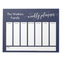 Elaborer le script Simple Marine Weekly Planner