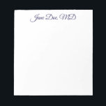 Bloc-note Elegant customized professional name notepad<br><div class="desc">Elegant customized professional name notepad</div>