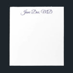 Bloc-note Elegant customized professional name notepad<br><div class="desc">Elegant customized professional name notepad</div>