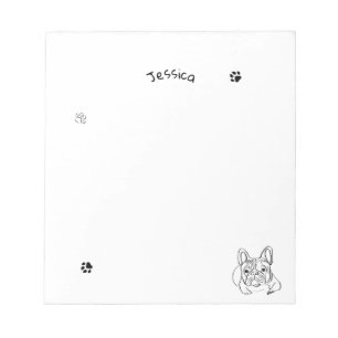 Bloc-note Élégant minimaliste Bulldog