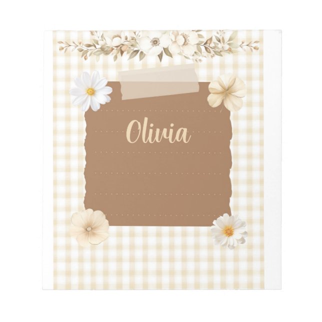 Bloc-note Élégant planificateur avec clignotants souples et  (Devant)