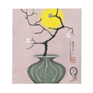 Bloc-note élégant une lune de récolte des fernandes 3