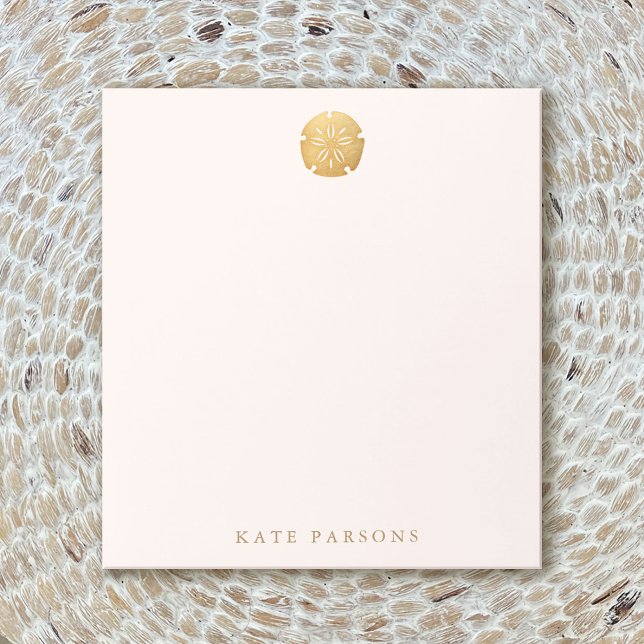 Bloc-note Elégante carte de note Gold San Dollar (Créateur téléchargé)