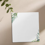 Bloc-note Elégante verdure d'Eucalyptus<br><div class="desc">Bloc-notes élégant à l'eucalyptus vert</div>