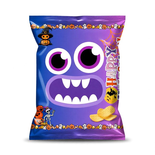 Bloc-note Emballages de sacs de chips Monster Halloween Fave (Créateur téléchargé)