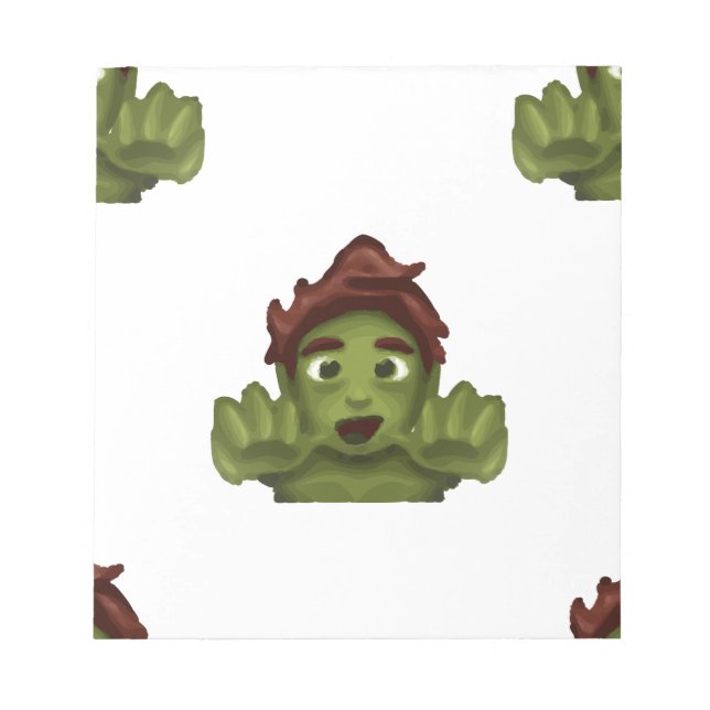 Bloc-note emoji zombie (Devant)