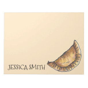 Bloc-note Empanada Aliments de pâtisserie personnalisés Empa