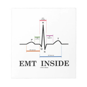 Bloc-note EMT à l'intérieur (Electrocardiogramme à rythme si