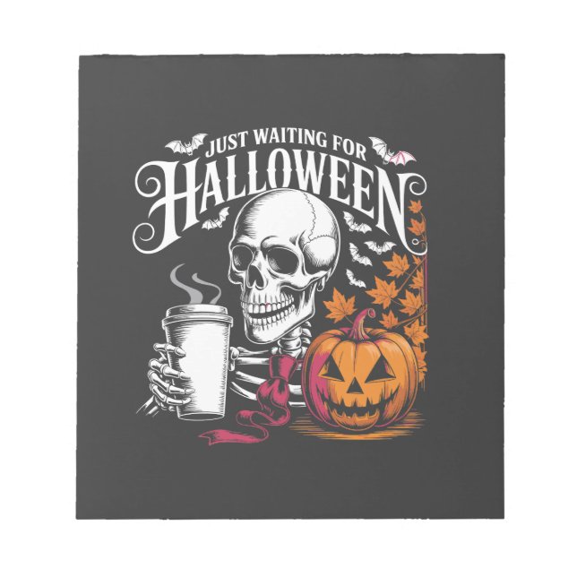 Bloc-note En attendant Halloween (Devant)