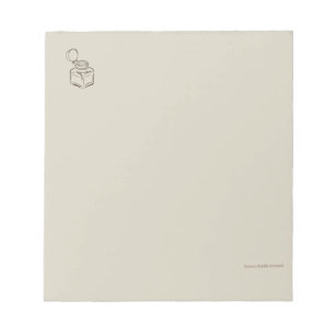Bloc-note Encrier Dark Academia – Bibliothèque Vintage Minim