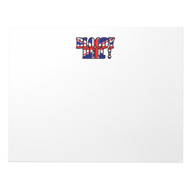 Bloc-note Enfer sanglant (Devant)