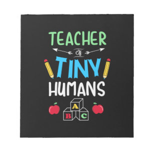 Bloc-note Enseignant Cadeau enseignant minuscules humains