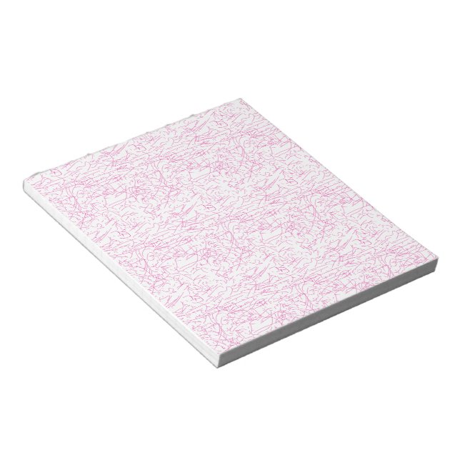 Bloc-note Ensemble de dossiers abstraits roses pour le burea (Incliné)