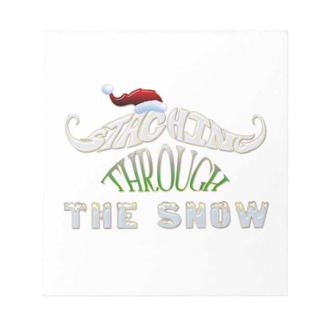 Bloc-note Entraînement à travers la neige (Devant)