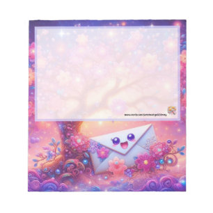 Bloc-note Enveloppe de courrier escargot Kawaii