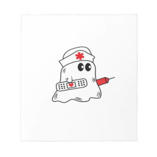 Bloc-note Équipage Boo Boo Infirmière Halloween Fantôme Drôl