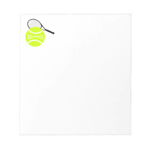 Bloc-note Équipe de tennis