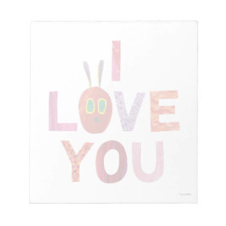 Bloc-note Eric Carle | Caterpillar I Love You