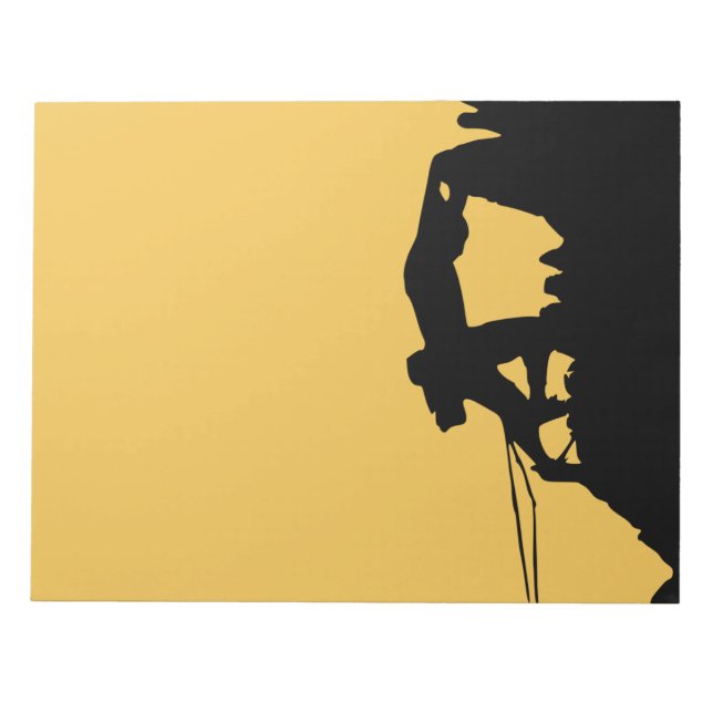 Bloc-note Escalade rock Silhouette (Devant)