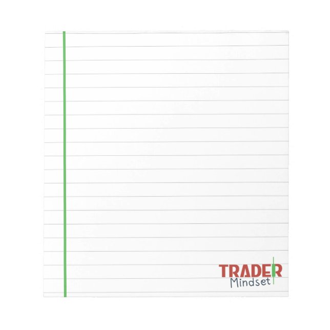 Bloc-note État d'esprit du trader – Trading axé sur la disci (Devant)