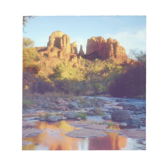 Bloc-note États-Unis, Arizona, Sedona. Cathedral Rock se ref (Devant)