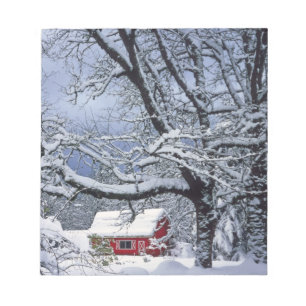 Bloc-note États-Unis, Oregon, comté de Clackamas. La neige f
