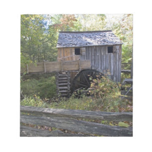 Bloc-note États-Unis - Tennessee. Moulin à câble dans la rég