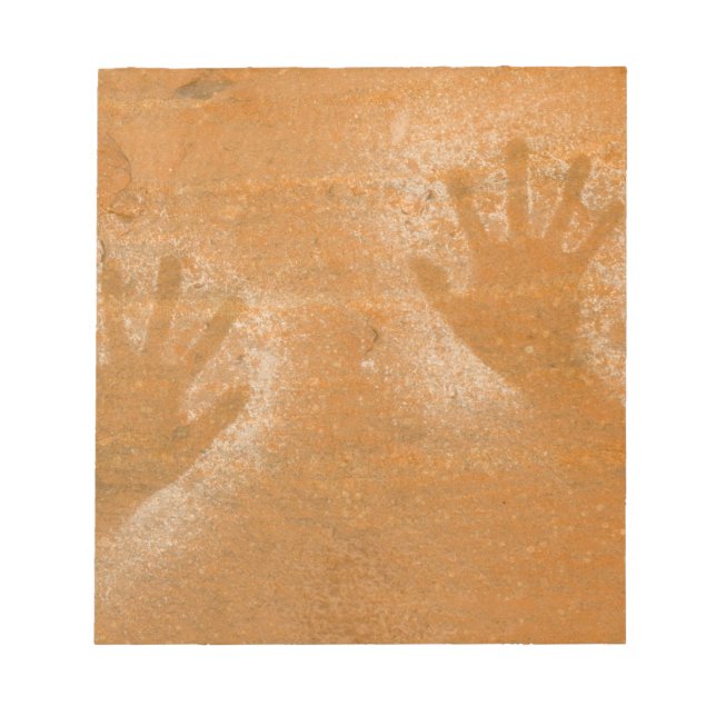 Bloc-note États-Unis, Utah, Empreintes de main pictographiqu (Devant)