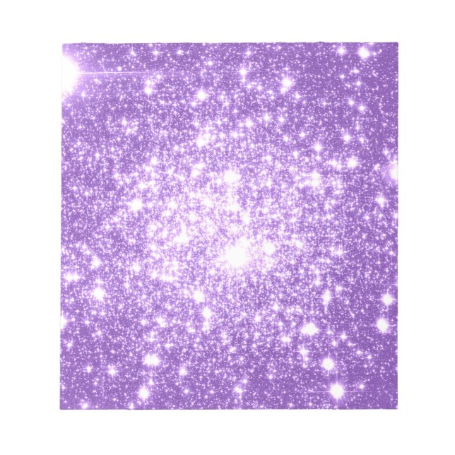 Bloc-note Étoiles Violettes de Lavande (Devant)