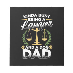 Bloc-note Être un avocat et un papa pour chiens