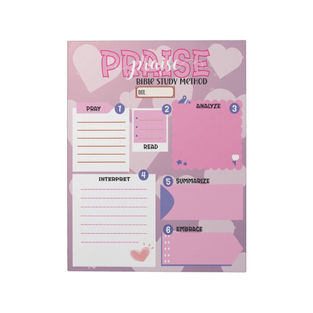 Bloc-note Étude biblique (Tourné)