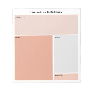 Bloc-note Étude biblique personnalisée Femmes chrétiennes