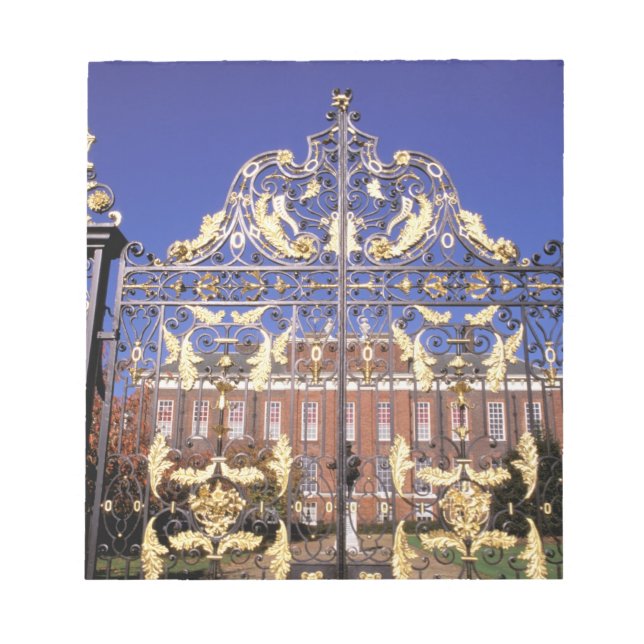 Bloc-note Europe, Angleterre, Londres. Porte dorée en dehors (Devant)