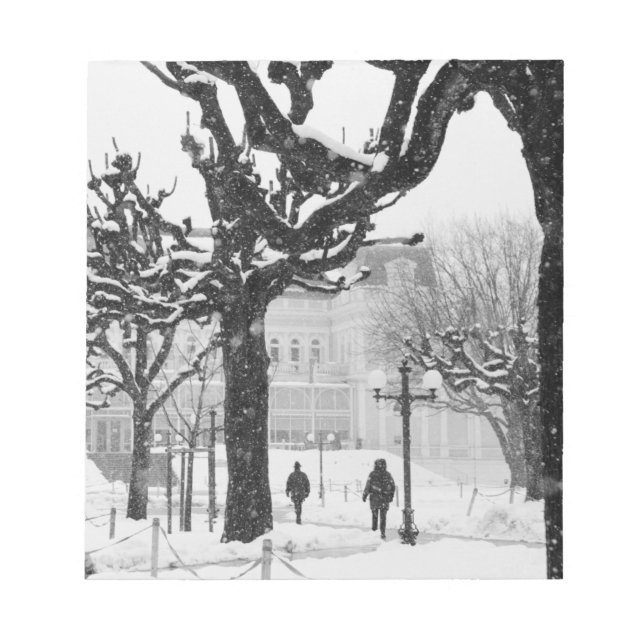 Bloc-note Europe, Autriche, Salzbourg. Hiver, (Devant)