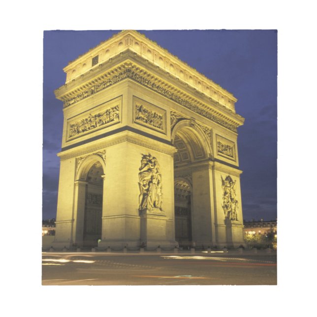 Bloc-note Europe, France, Paris. Arc de Triomphe (Devant)