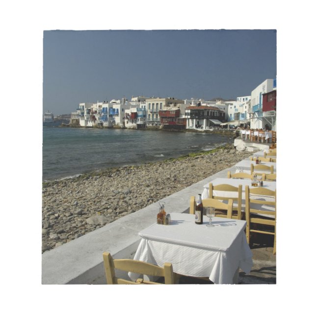 Bloc-note Europe, Grèce, Mykonos. Vues de bord de mer (Devant)