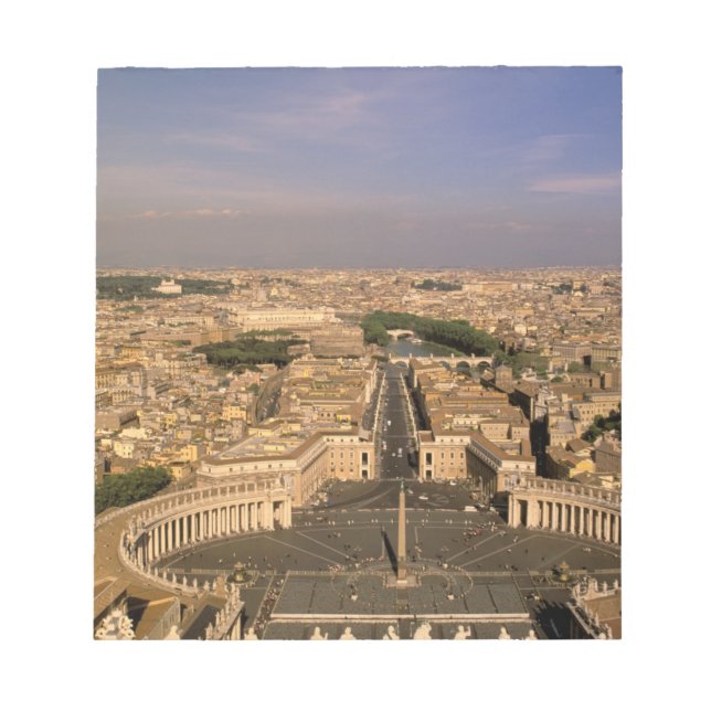 Bloc-note Europe, Italie, Rome, Le Vatican. Vue de St. (Devant)