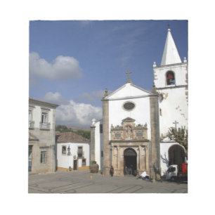 Bloc-note Europe, Portugal, Obidos. Église Santa Maria à