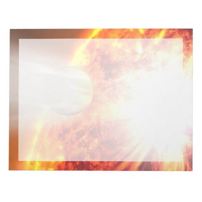 Bloc-note Evaporation de l'atmosphère de Hd 189733b (Devant)